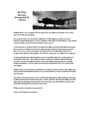 A preview of a PDF biography for Mottram, Philip Gascoyne
